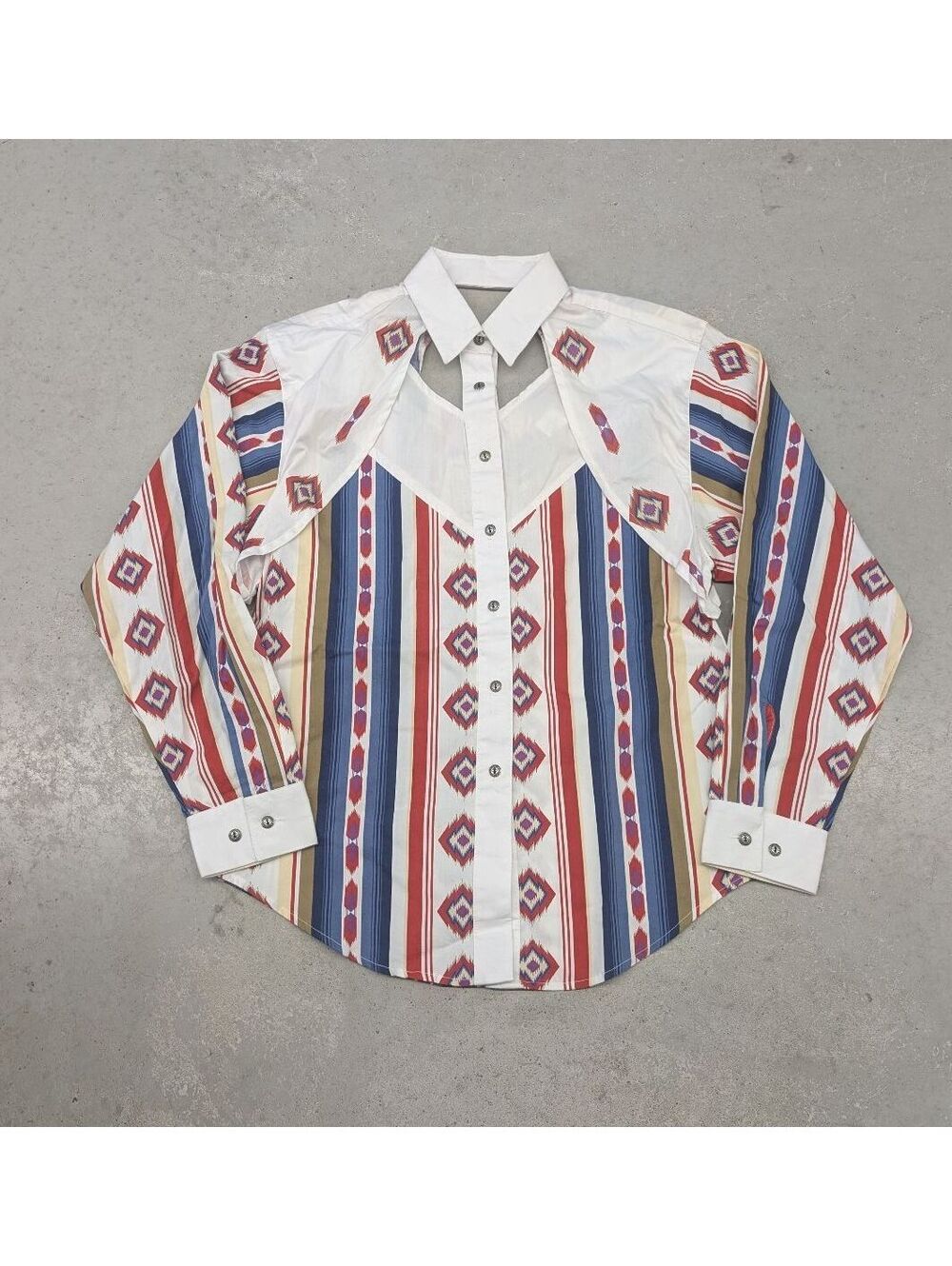 Vintage Wrangler Western Wear Women's Blouse Shirt NWT